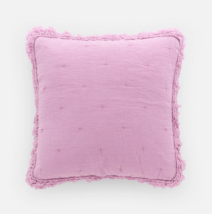 Cuscino arredo con rouches Cora 50x50 cm
