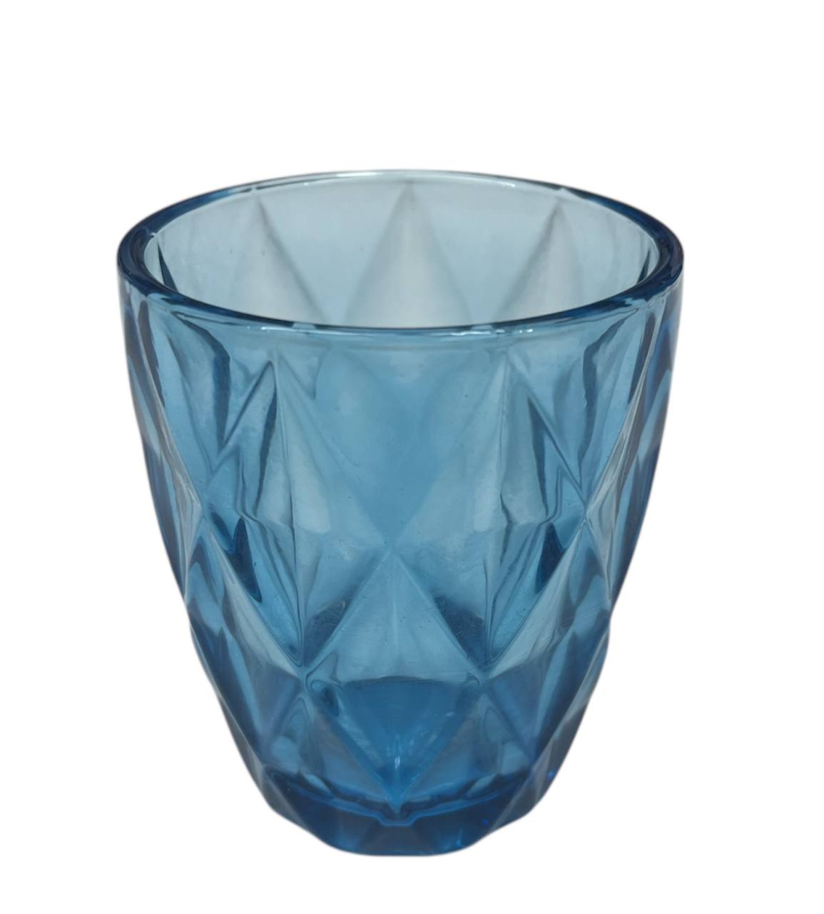 Set bicchieri in pasta di vetro Murano Azzurro