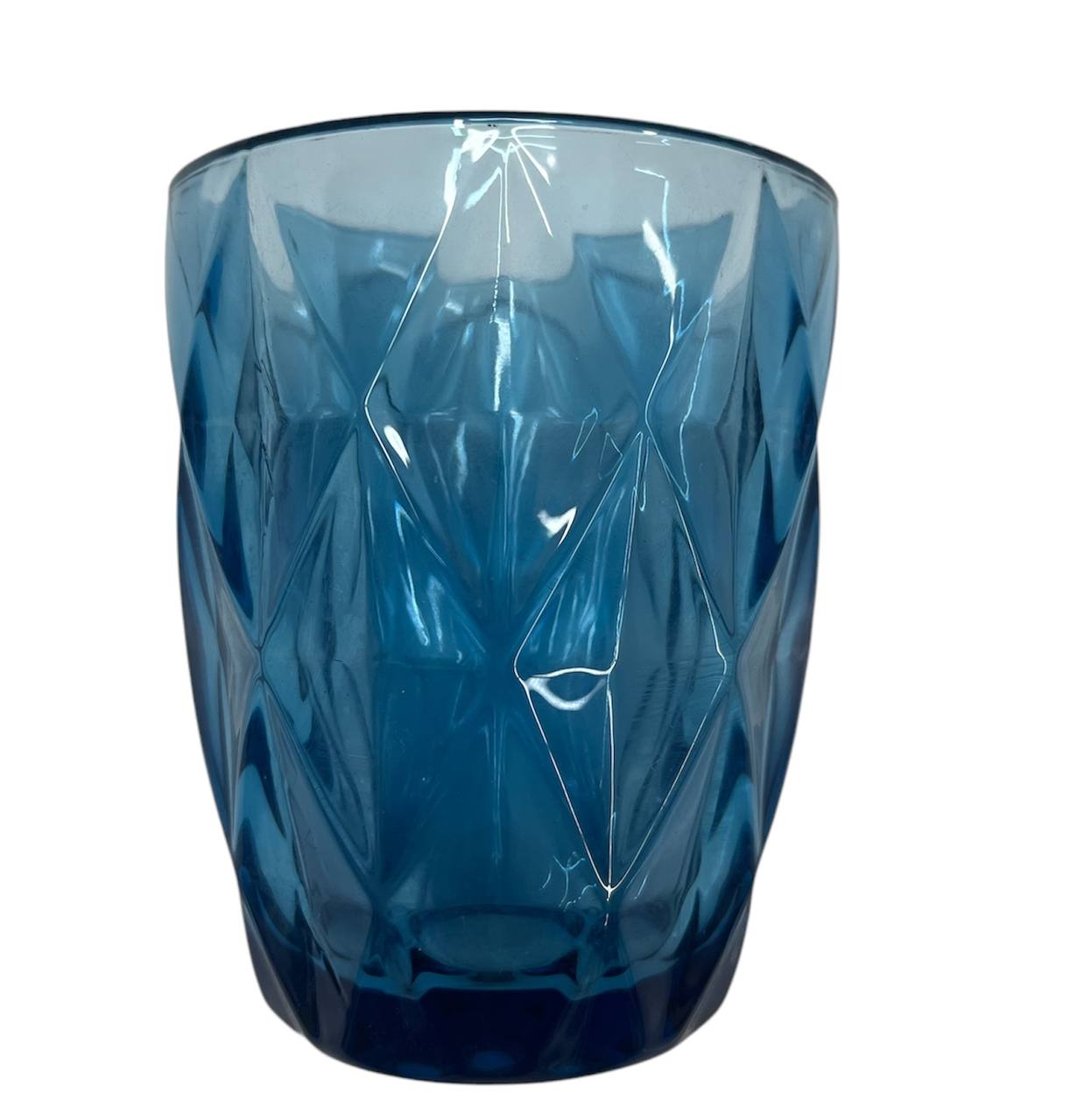 Set bicchieri in pasta di vetro Murano Azzurro
