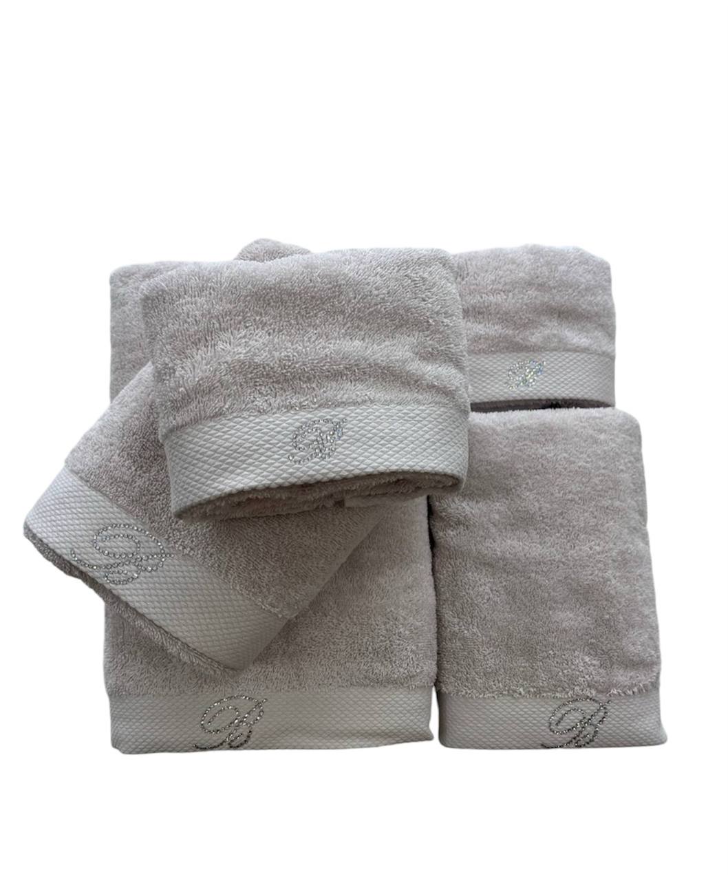 Set bagno 5 pezzi spugna Benessere