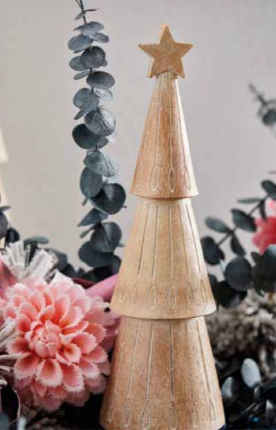 Pino Decorativo H 40cm in legno Xmas Tale