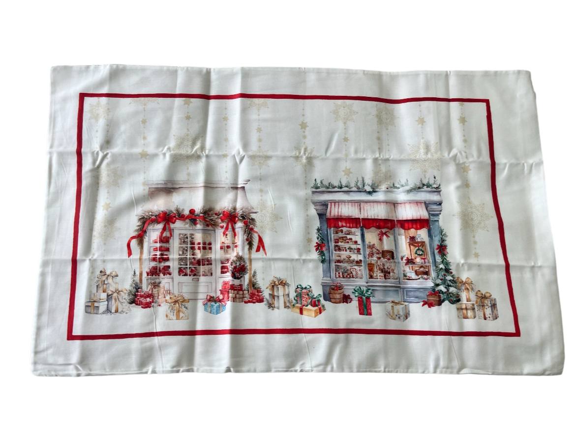 Coppia (2) Federe 50x80cm Natale