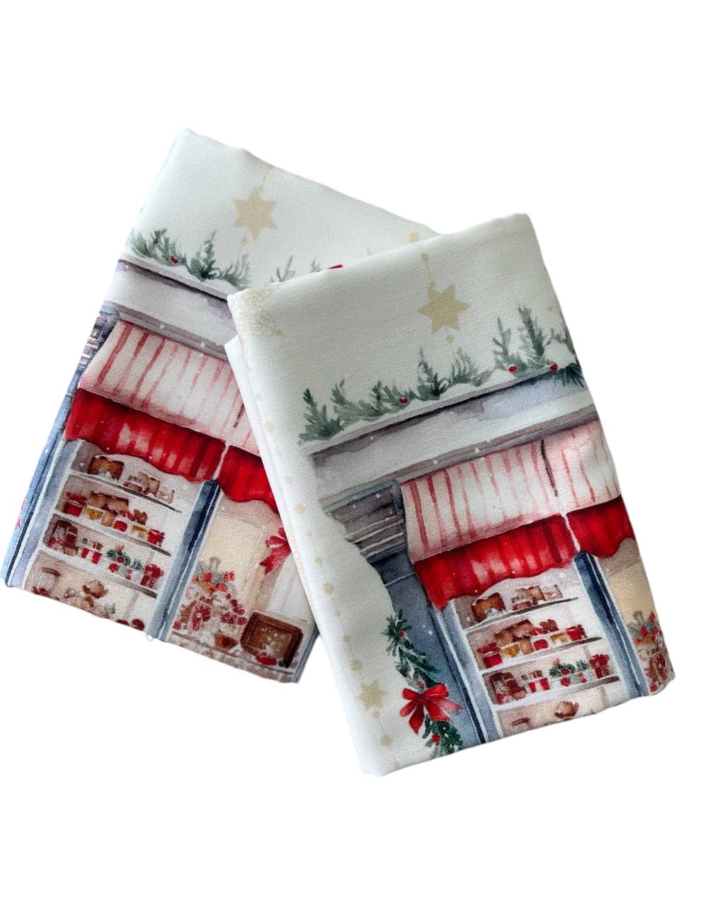 Coppia (2) Federe 50x80cm Natale