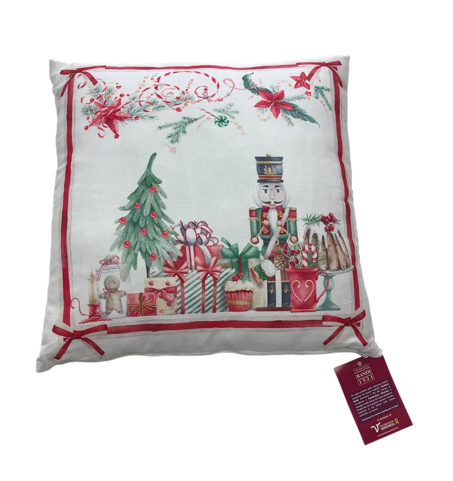 Cuscino arredo 45x45cm Natale