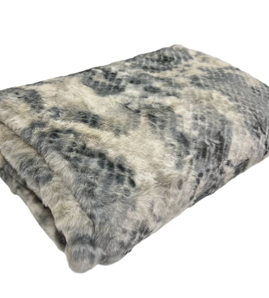 Plaid in eco pelliccia Aida