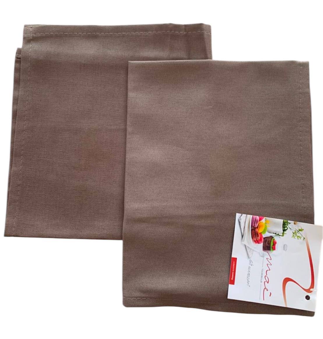 Coppia tovaglioli Deliziosa 40x40cm 100% cotone