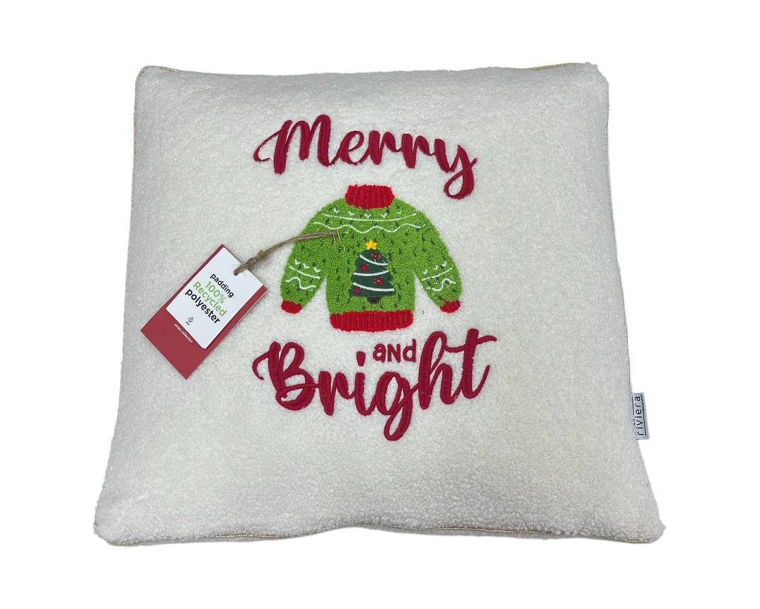 Cuscino arredo 45x45cm Natale Jumper / Joy