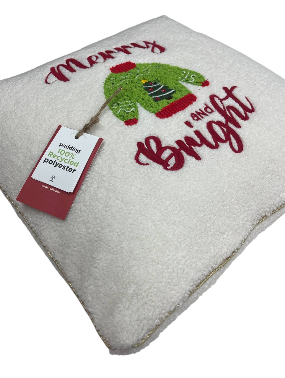 Cuscino arredo 45x45cm Natale Jumper / Joy