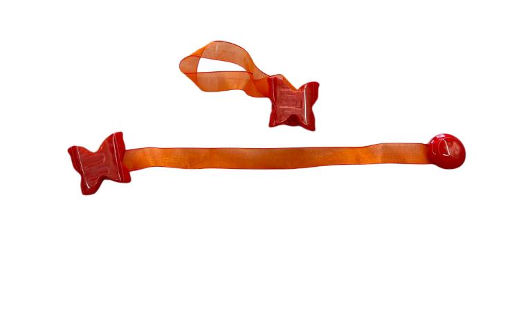 Coppia calamite per tende in madreperla farfalle piccole