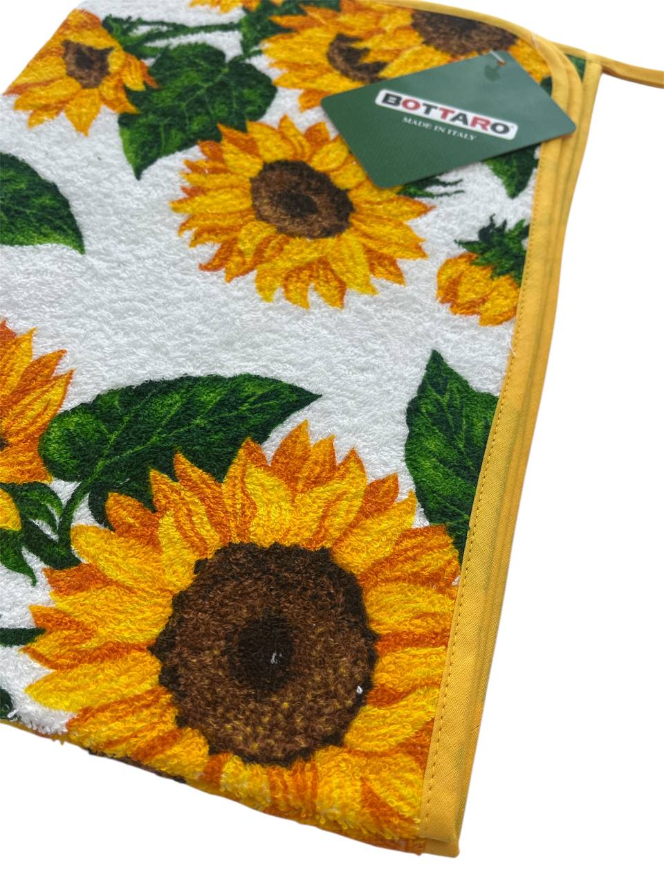 Strofinaccio in spugna di cotone 50x70cm Girasole giallo