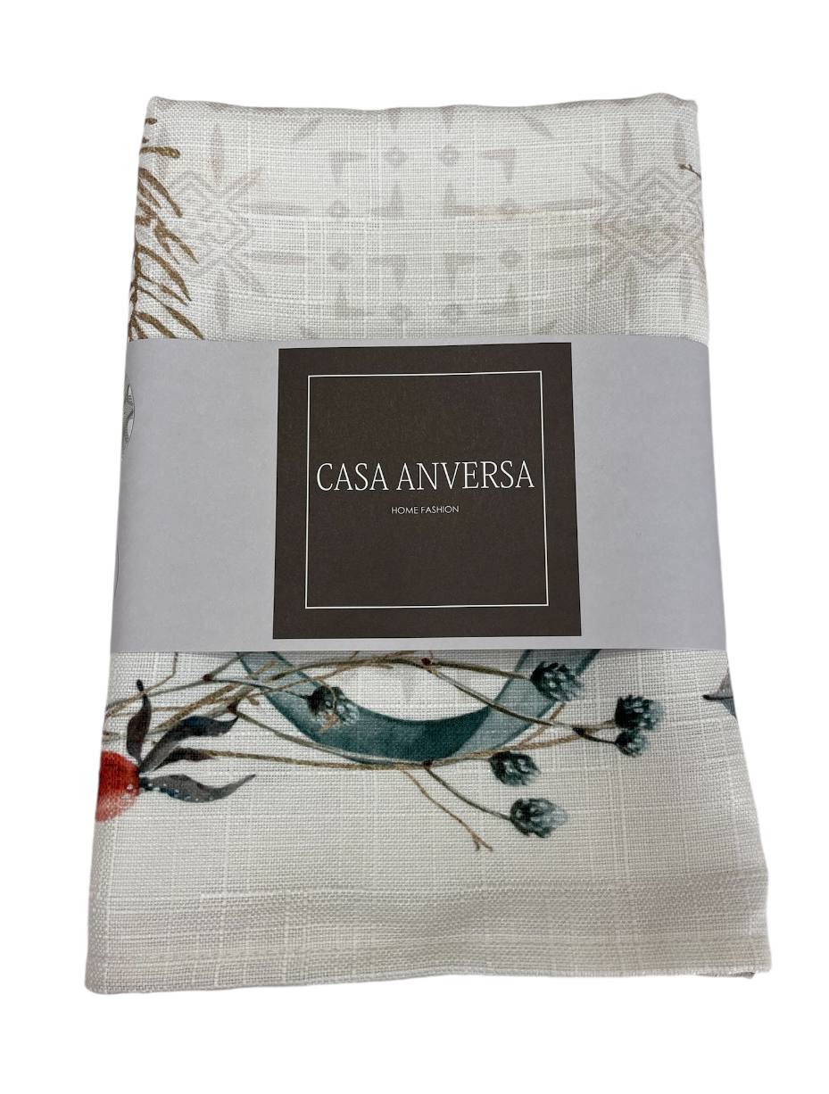 Runner 50x150cm antimacchia Bacche Rosse