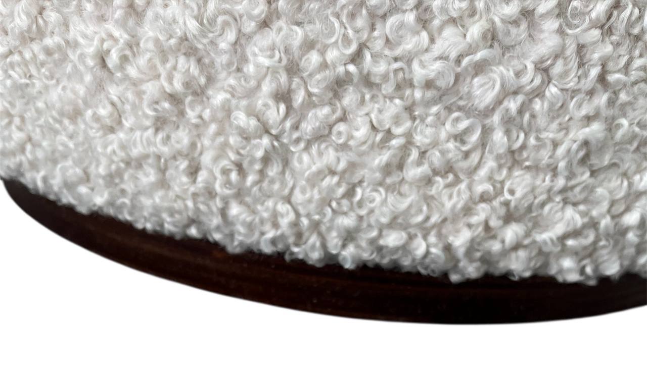 Pouf rotondo Club naturale