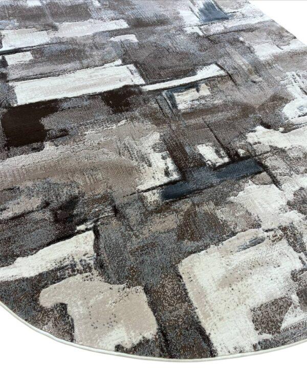 Tappeto arredo Myra Double oval brown MAR018