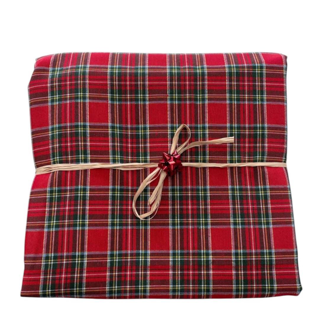 Tovaglia da tavola Tartan 150x300cm Rosso