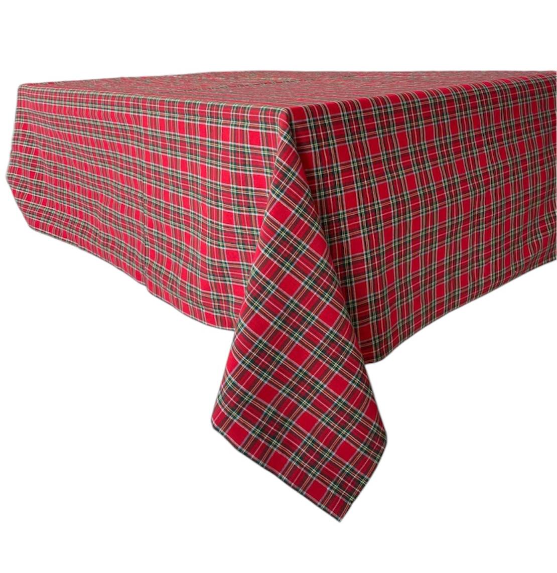 Tovaglia da tavola Tartan 150x300cm Rosso