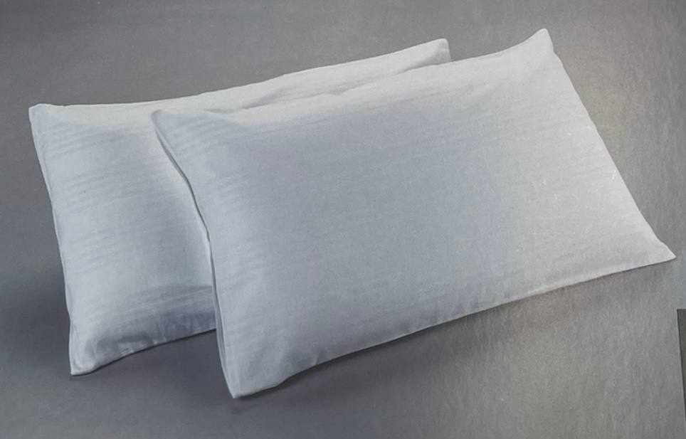Coppia Copriguanciali Sanfor in cotone con zip