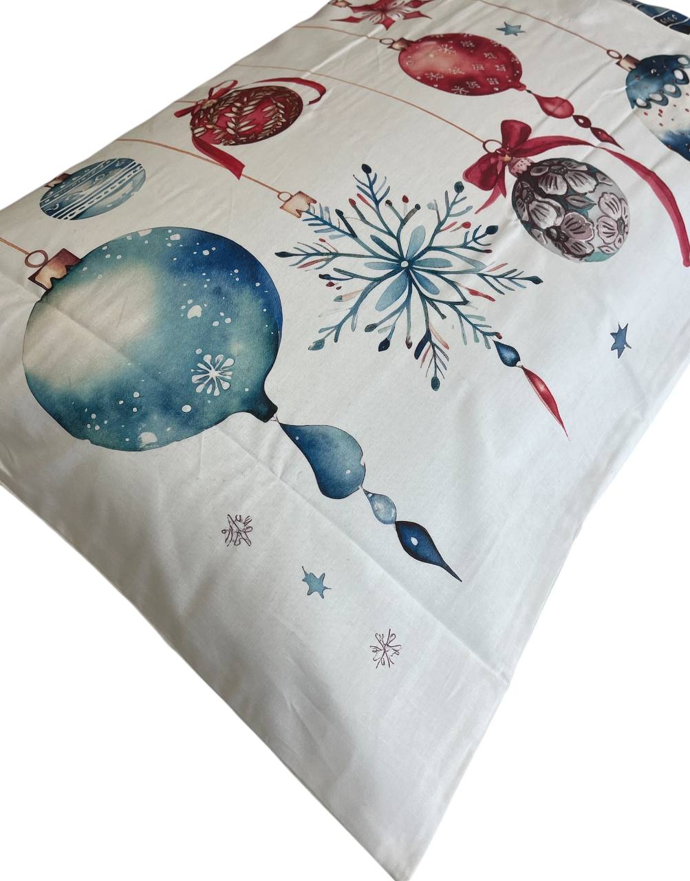Coppia (2) federe cotone Natale 50x80cm