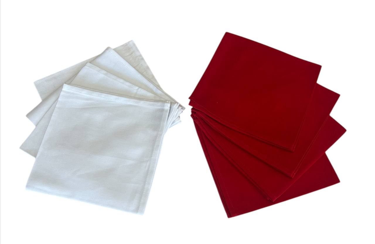 4 tovaglioli in cotone 40x40cm