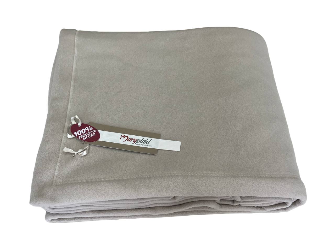 Coperta plaid in pile matrimoniale 250x210cm