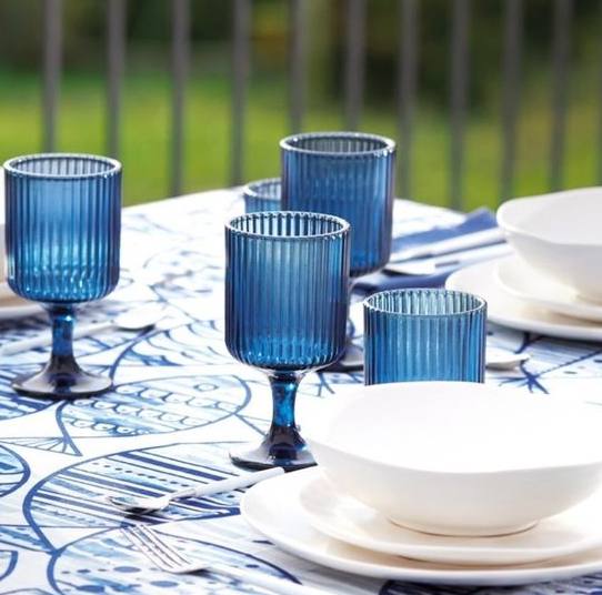 Set Bicchieri Torcello Azzurro