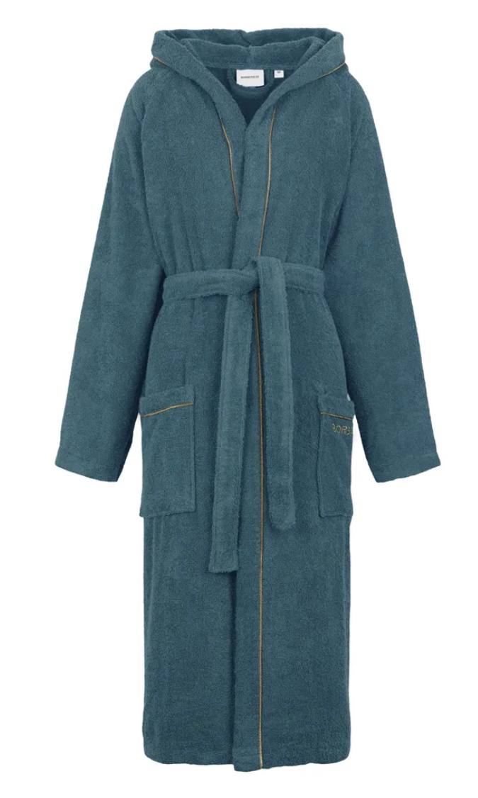 Accappatoio spugna Fine Op con cappuccio 100% cotone