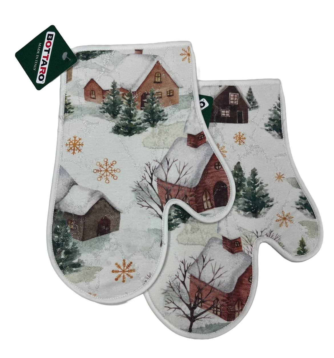 Guanto da forno Natale Montana