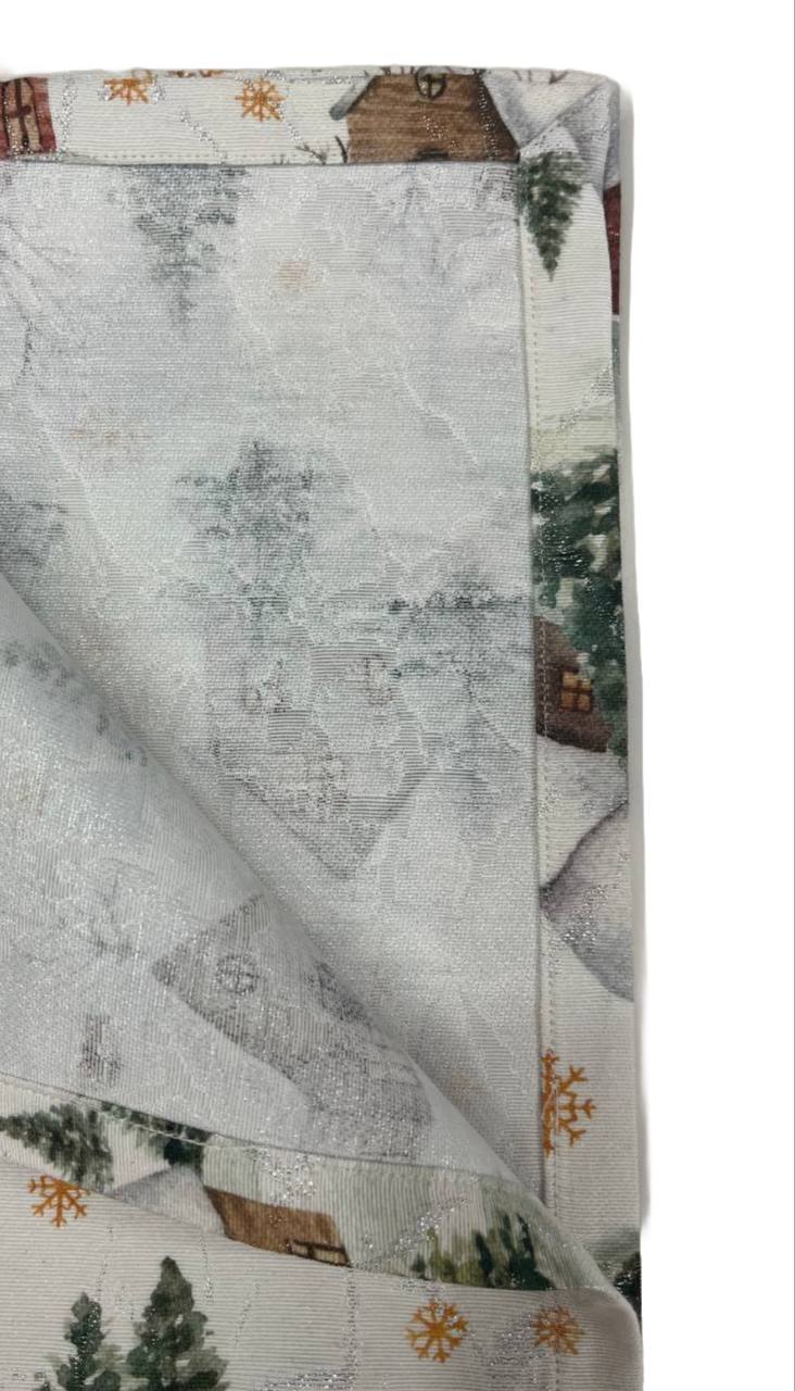 Tovaglia da tavola Natale in gobelin 150x230cm Montana