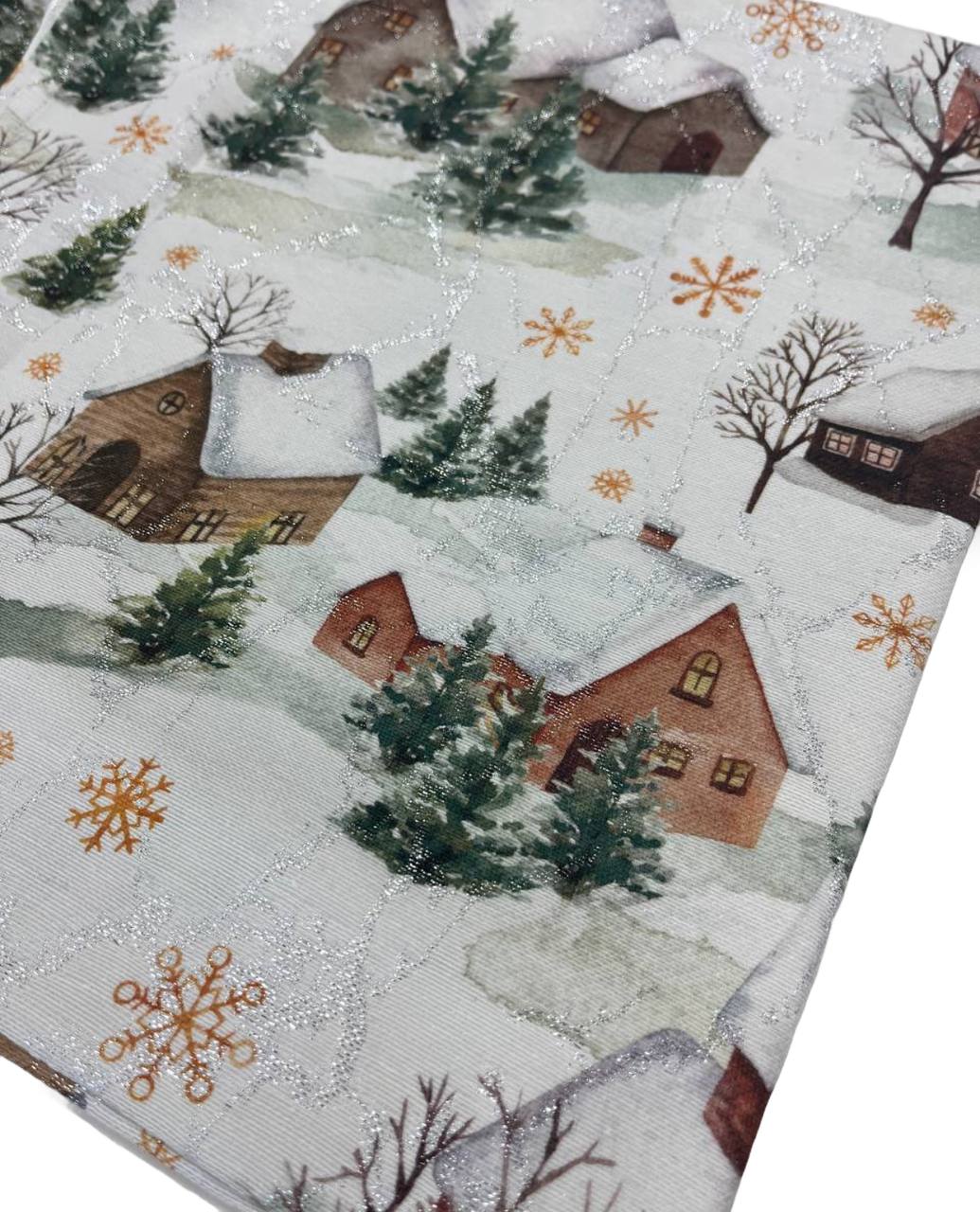 Centri da tavola Natale in gobelin Montana quadrato / runner
