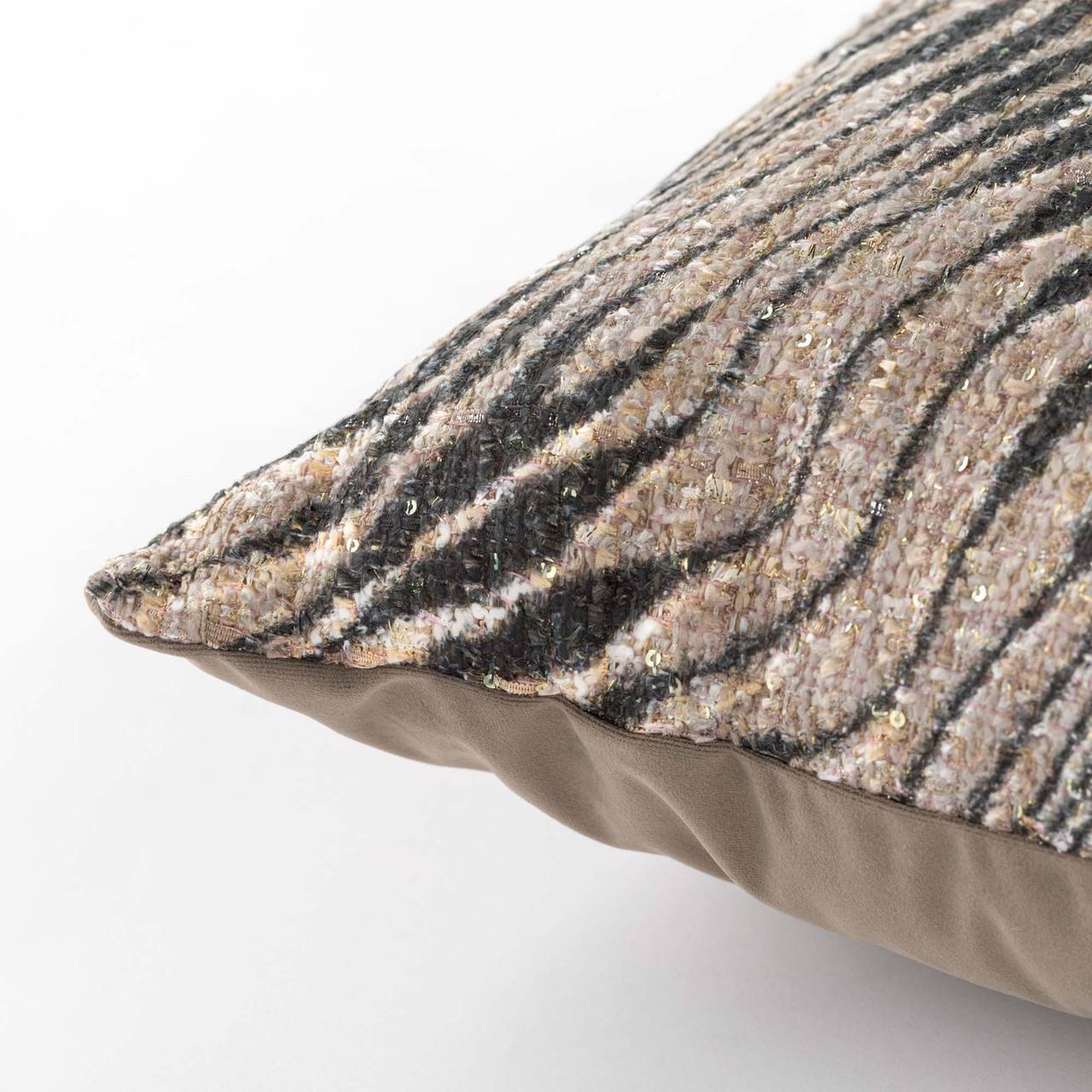 Coppia (2) cuscini arredo 45x45cm in velluto Exotic