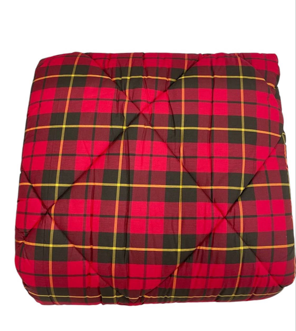 Trapunta Invernale Clan Tartan Rosso