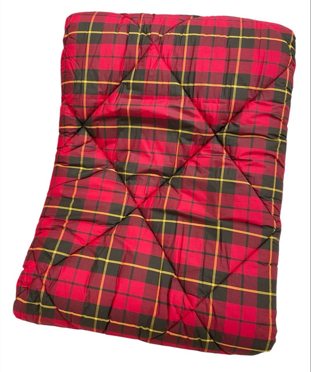 Trapunta Invernale Clan Tartan Rosso