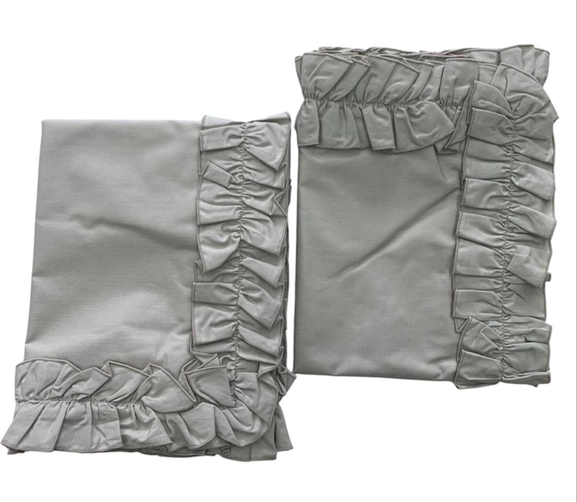 Coppia federe Paint Nives con rouches