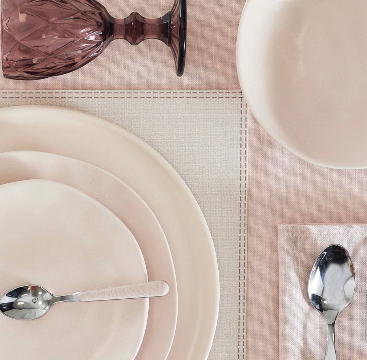 Set Piatti cucina Grés porcellanato Marostica Rosa