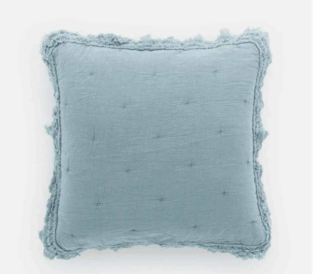 Cuscino arredo con rouches Cora 50x50 cm