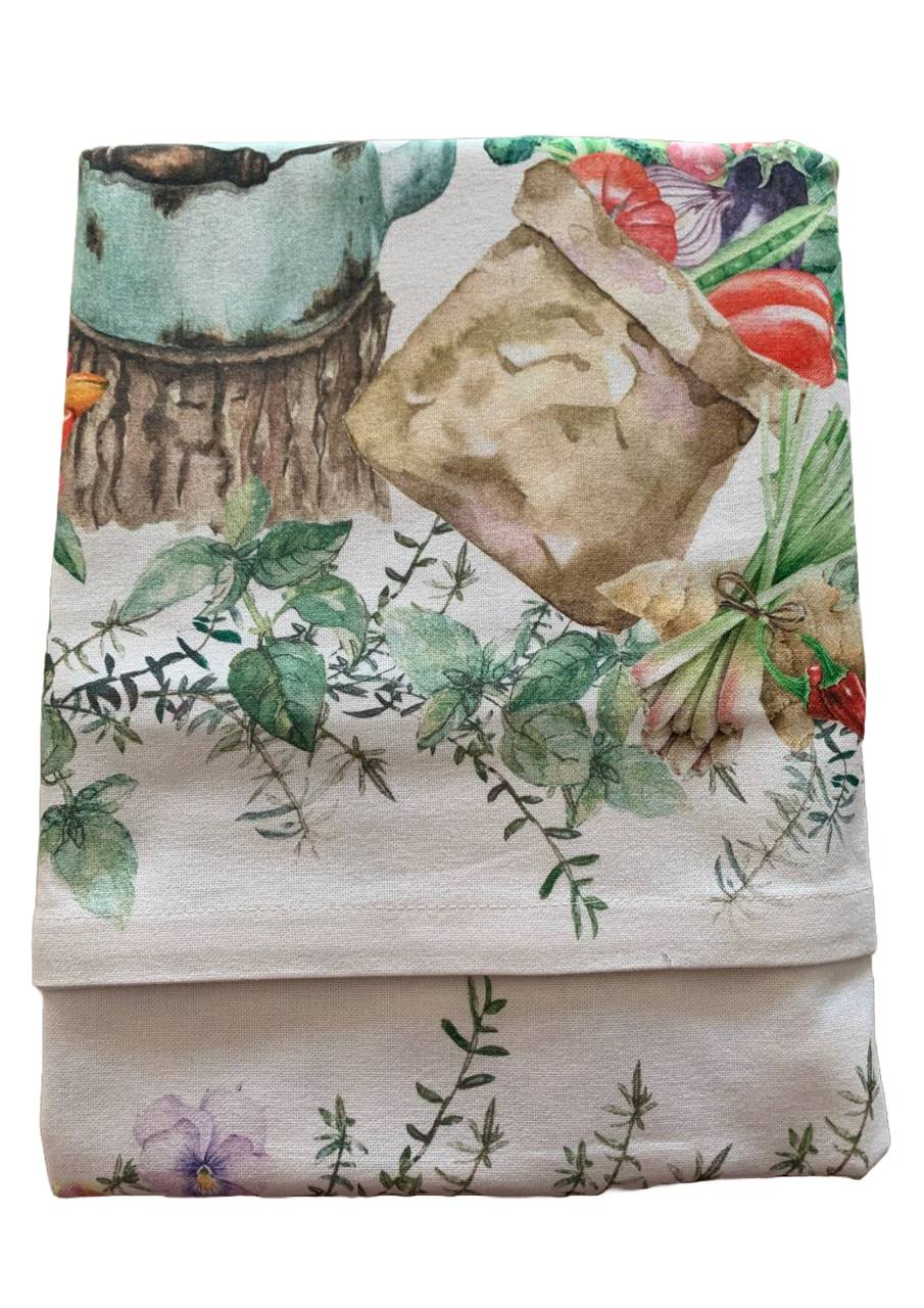 Tovaglia Provence per 12 / 18 posti stampa fiori