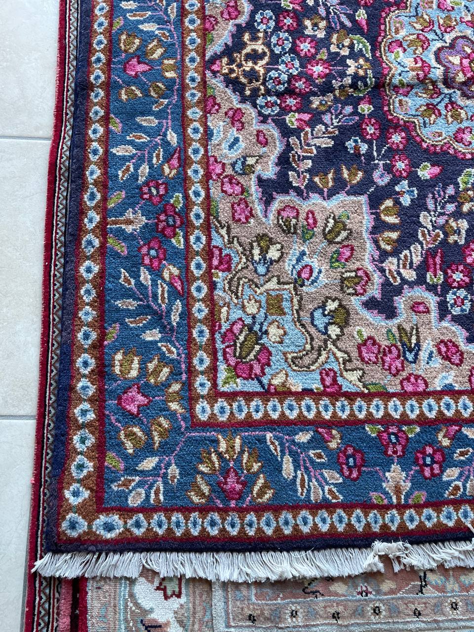 Tappeto orientale 150x140cm annodato a mano
