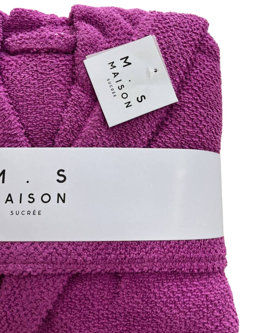 Accappatoio in spugna di cotone Pepe Fucsia