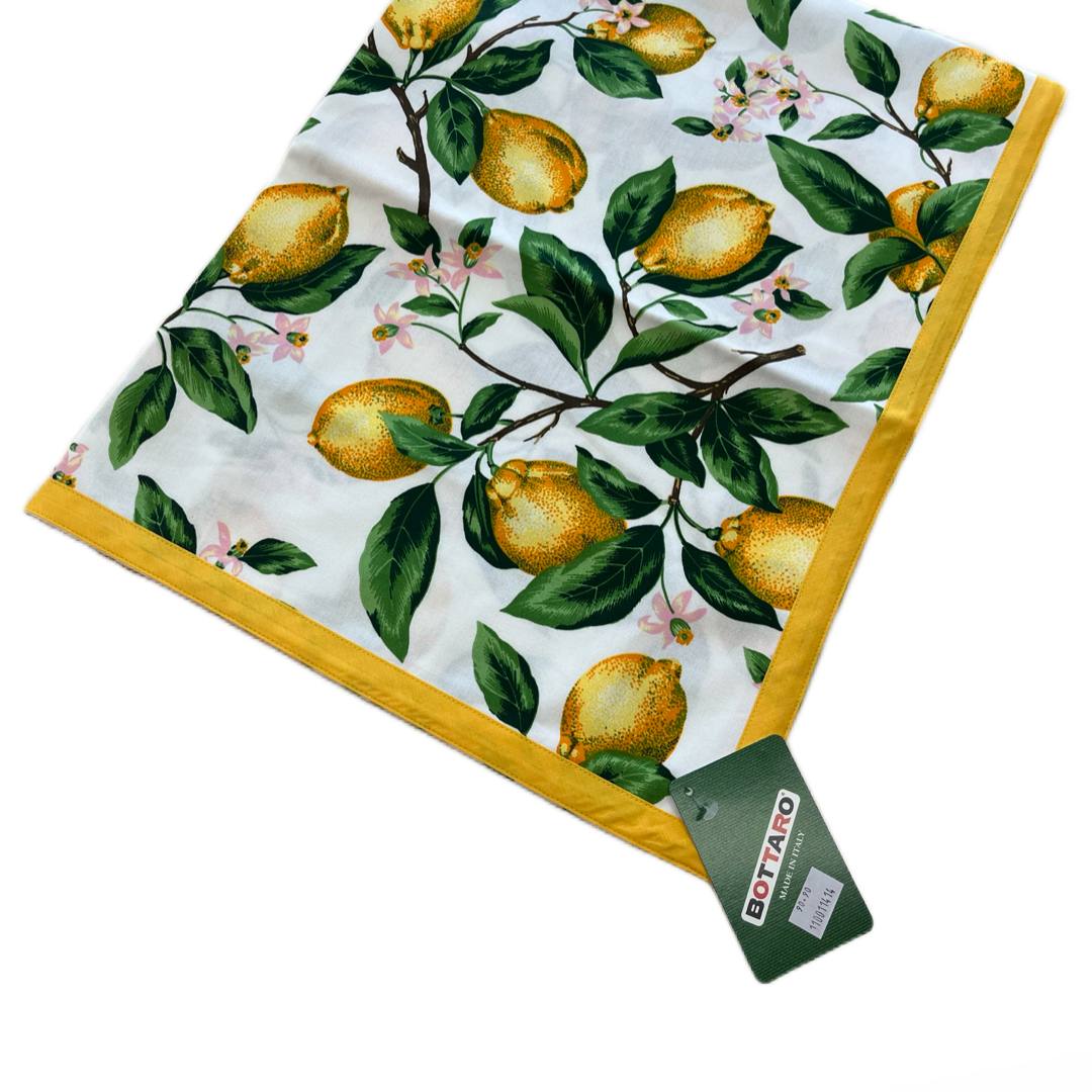 Tovaglietta quadrata in cotone Sorrento Limoni