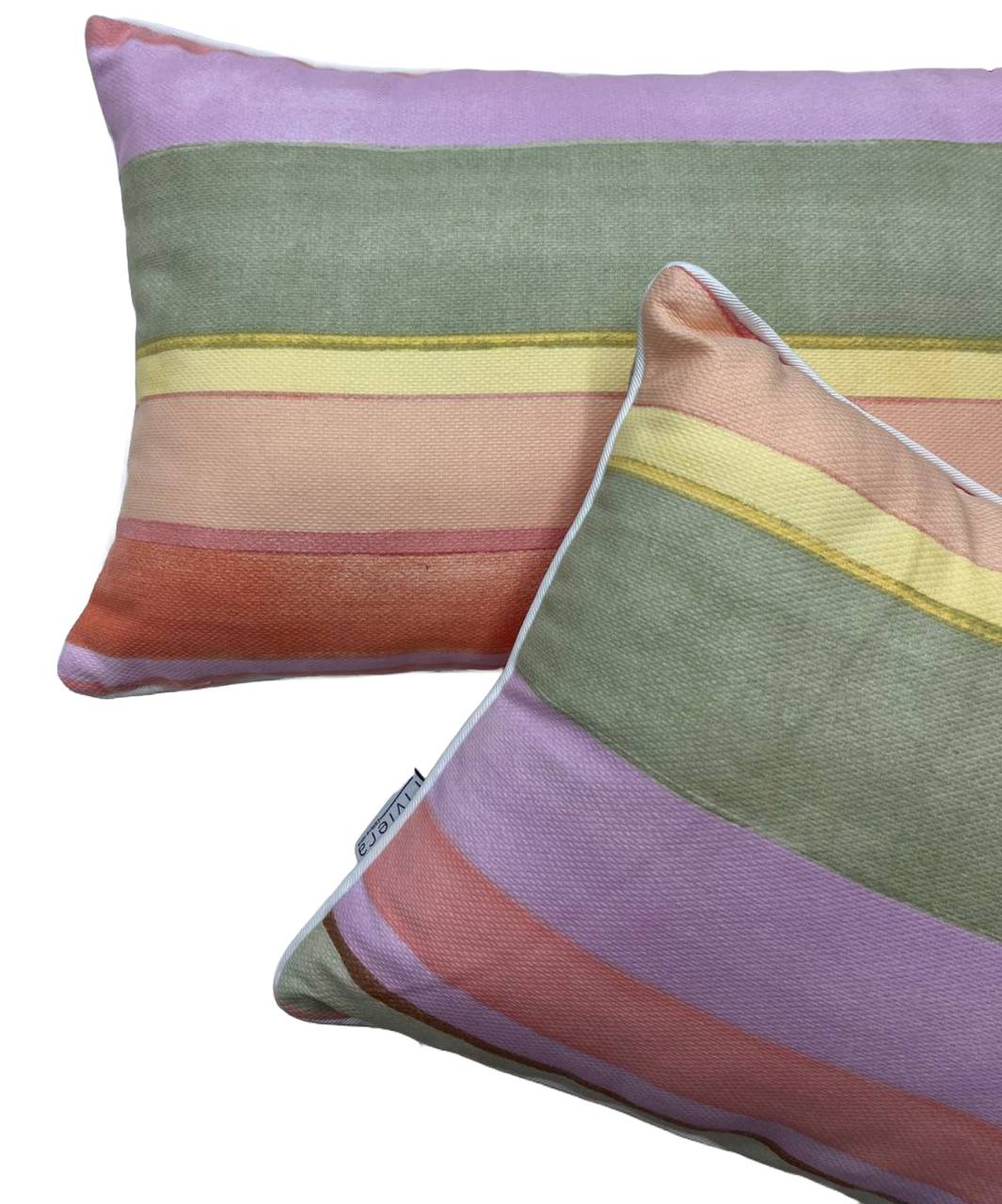 Coppia cuscini arredamento 30x50cm rettangolare