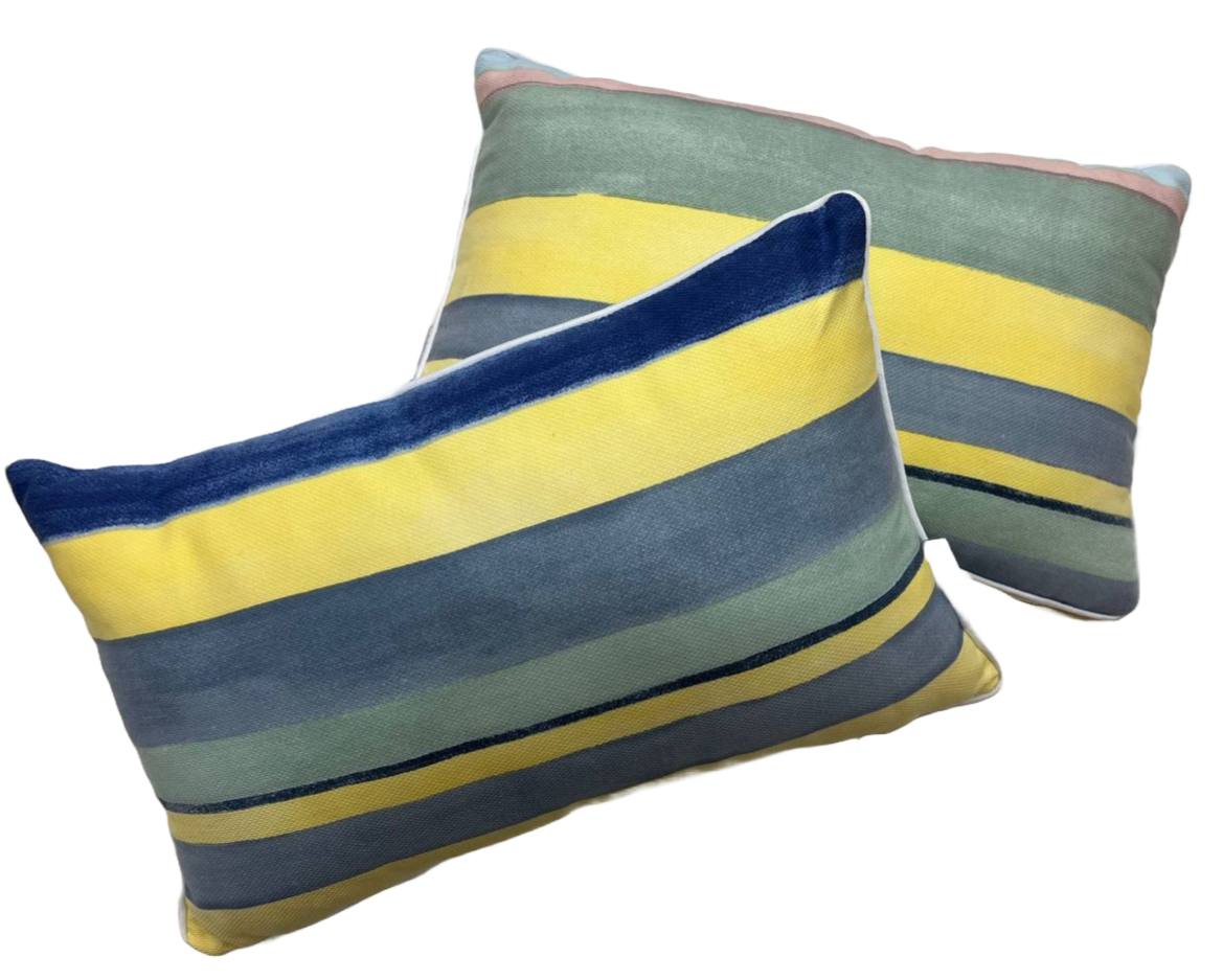 Coppia cuscini arredamento 30x50cm rettangolare