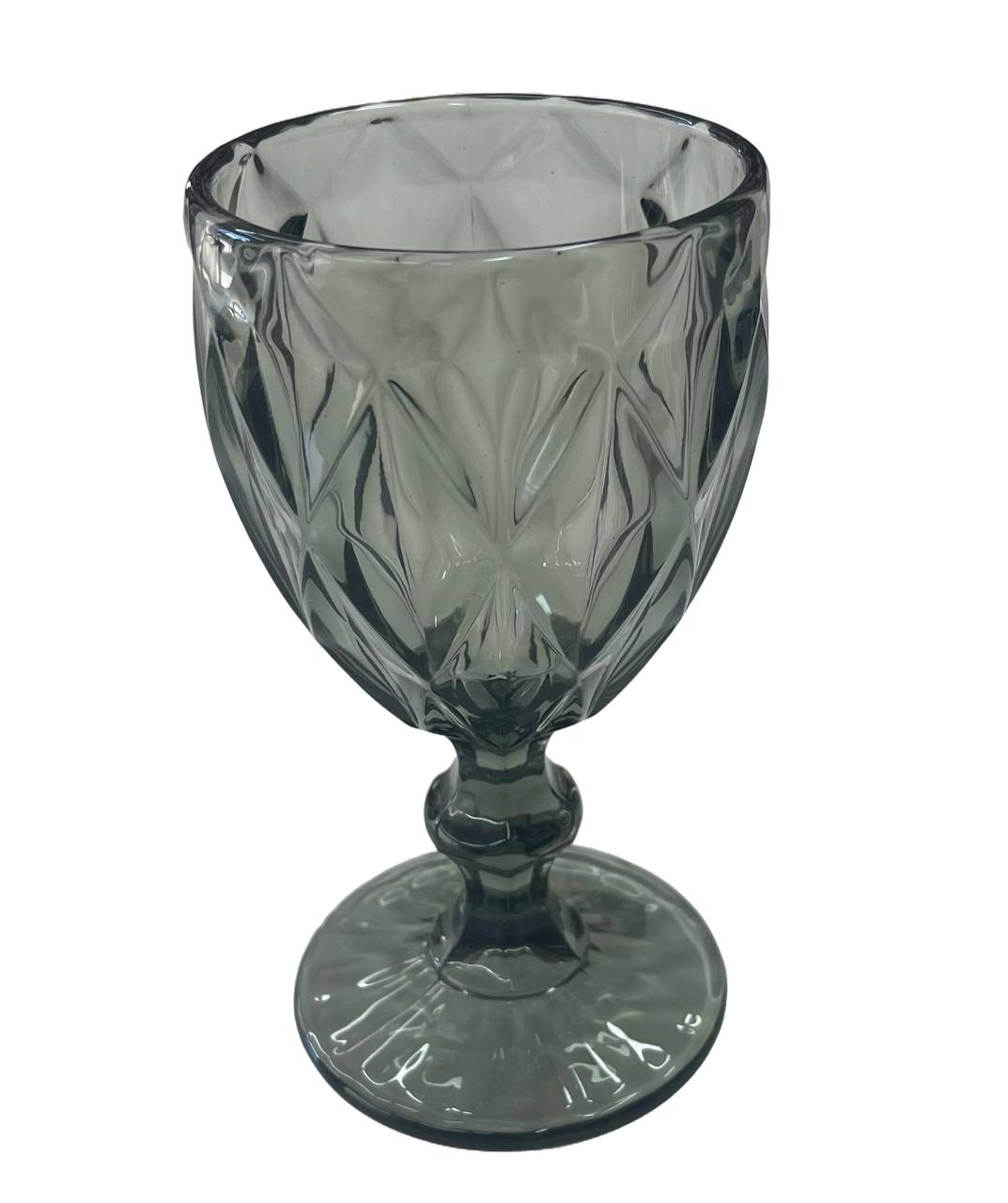 Set bicchieri in pasta di vetro art. Murano colore Grigio