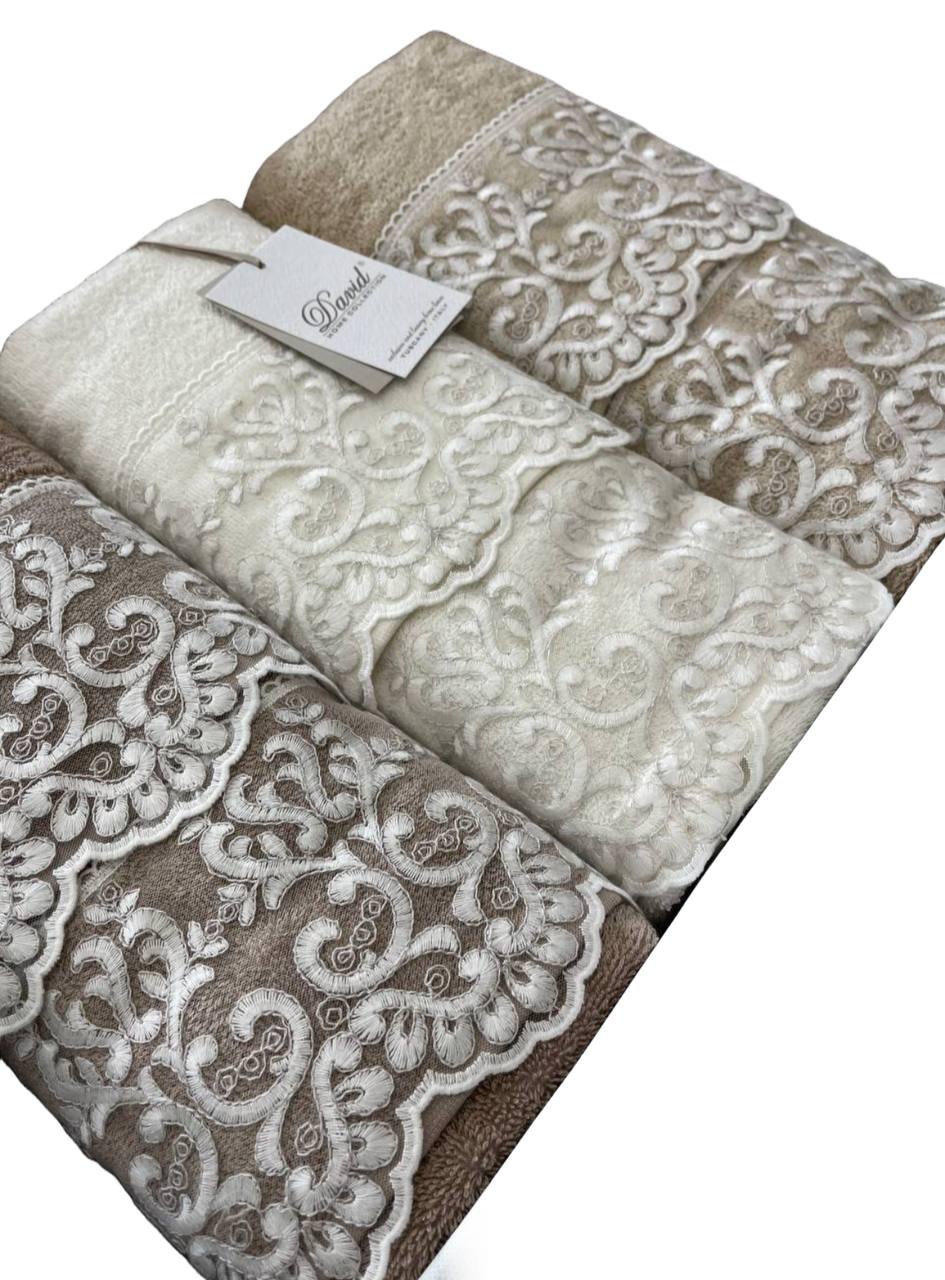 Set asciugamani 3+3 viso ed ospite Margare