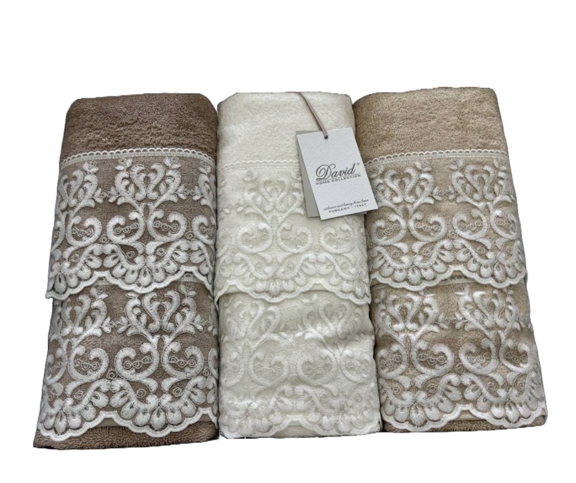 Set asciugamani 3+3 viso ed ospite Margare