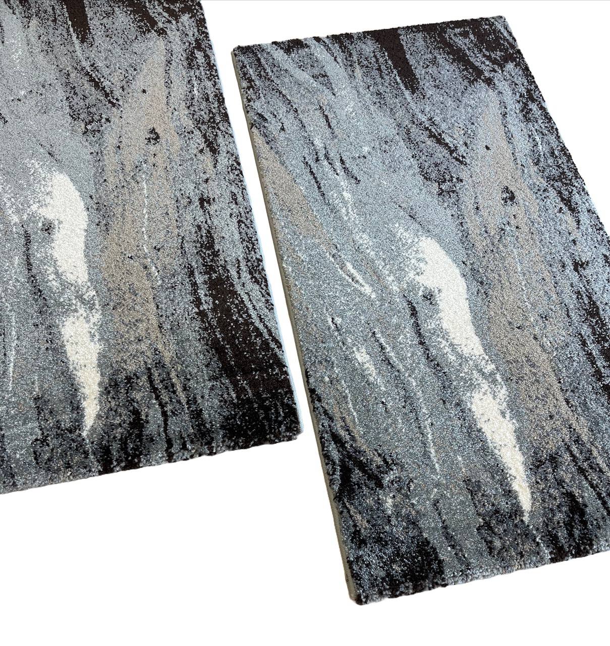 Coppia Tappeti GLO027 Marrone