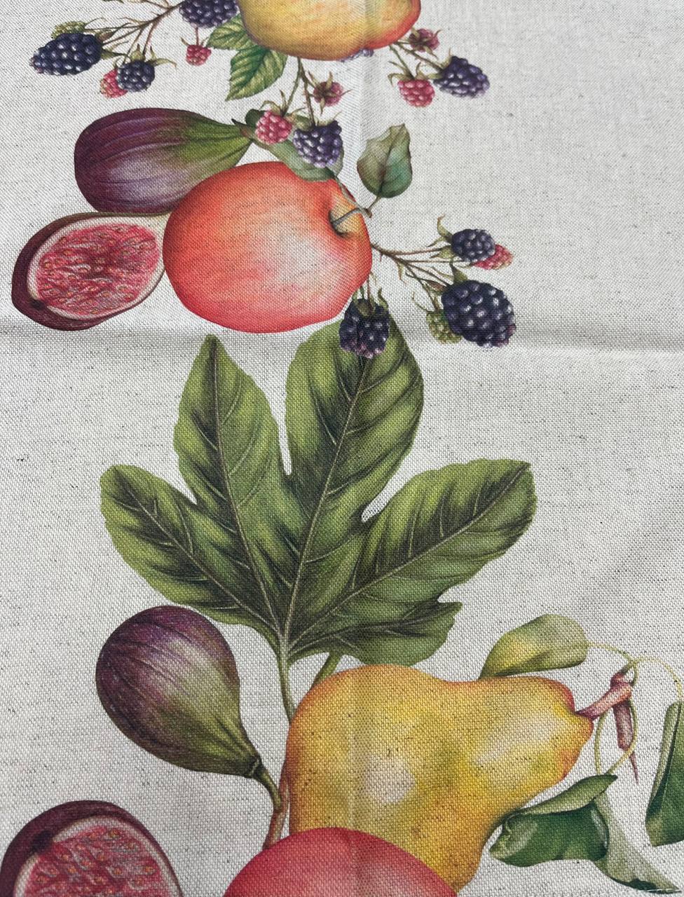 Tovaglia con tovaglioli Radici 2 frutta