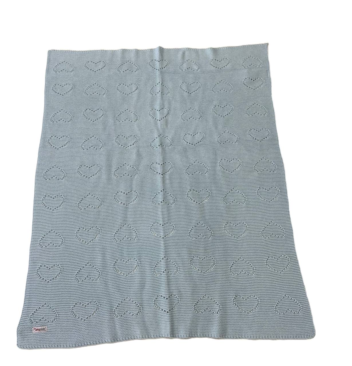 Coperta Carrozzina Baby Cuoricini 66x86 cm