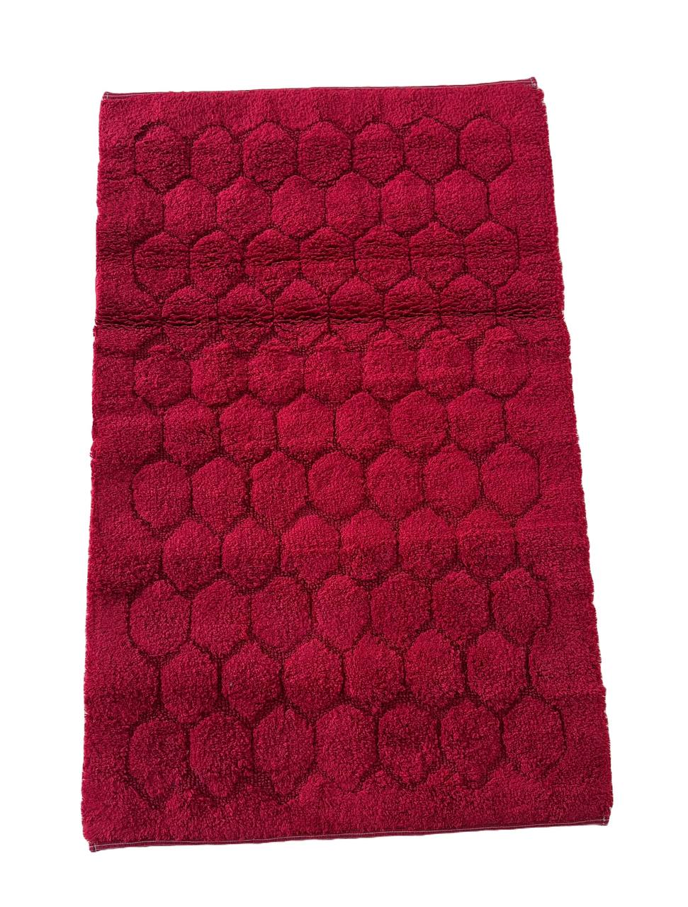 Tappeto da bagno in cotone Esagoni