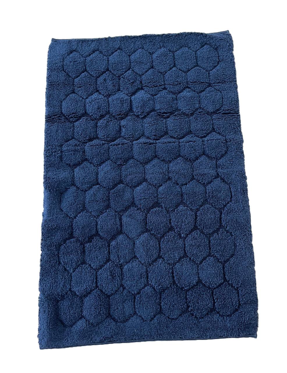 Tappeto da bagno in cotone Esagoni