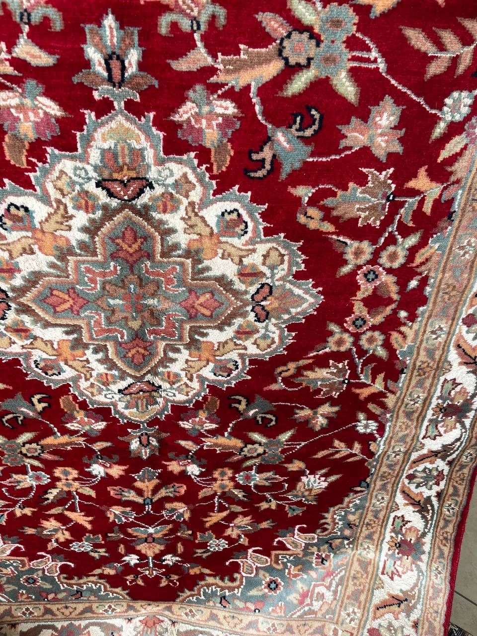 Tappeto Orientale Islamabad 194x122 cm rosso annodato a mano