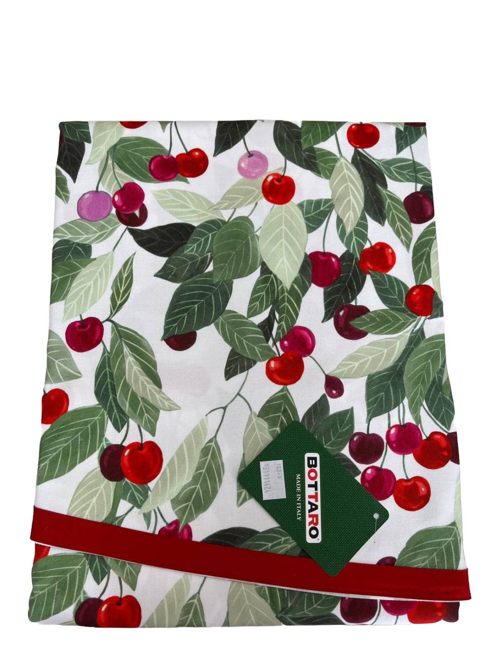 Tovaglia in cotone Marinella Ciliegie rosso